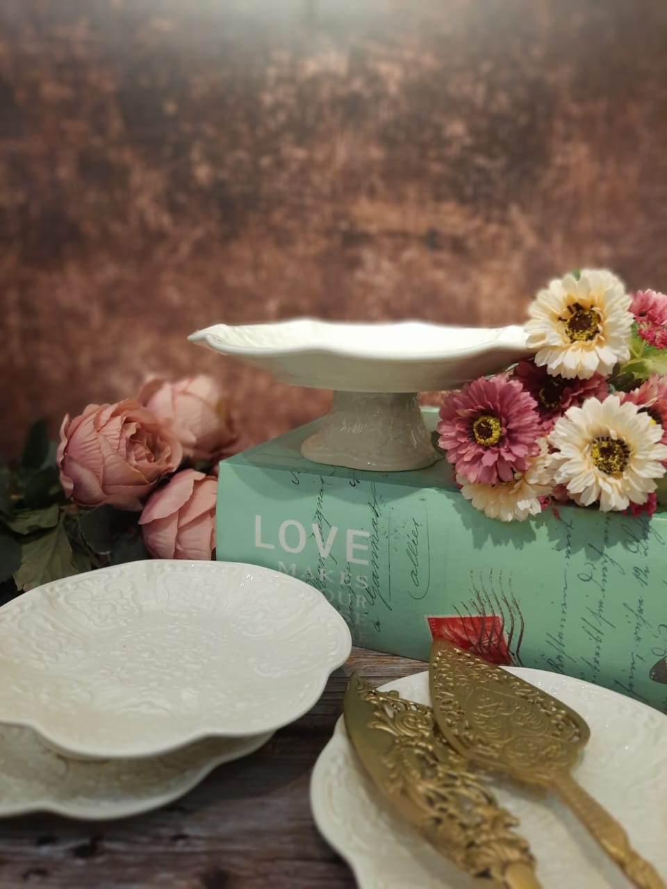 Porcelain Embossed Platter