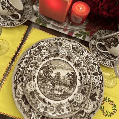 Brown Ceramic Quarter Plate