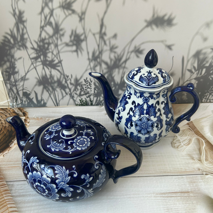 Blue Ceramic Teapot