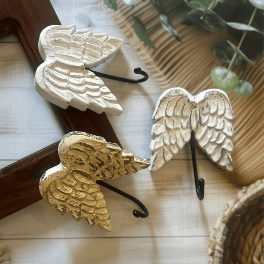 Angel wing all hook hand made & hand painted