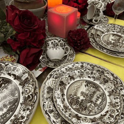 Brown Ceramic Quarter Plate