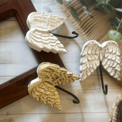 Angel wing all hook hand made & hand painted