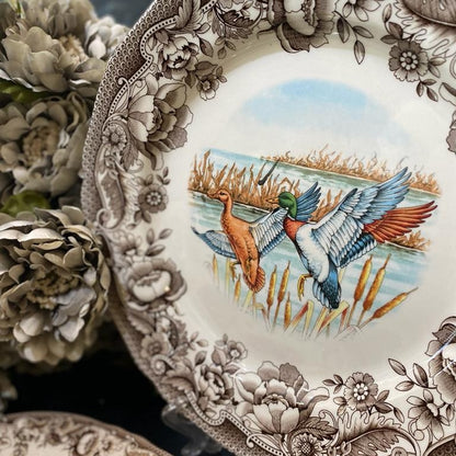 Wall Plate Round Duck Printed
