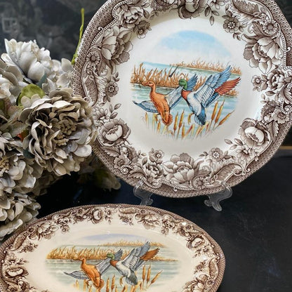 Wall Plate Round Duck Printed