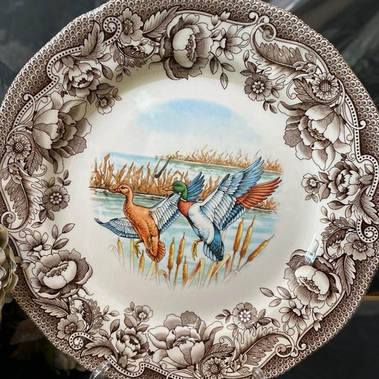 Wall Plate Round Duck Printed