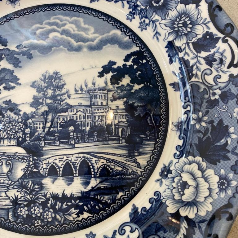 Belmont Dark Blue Charger Platter (vase)