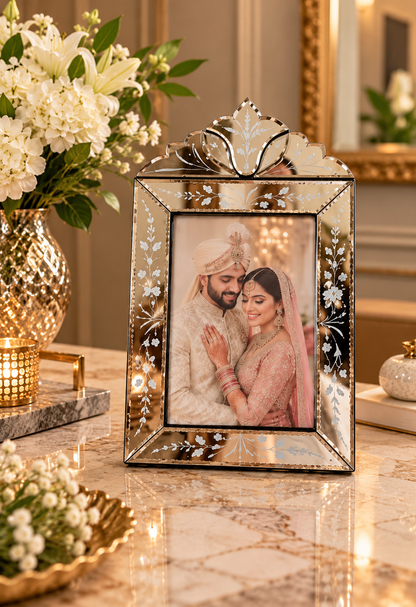 Champagne Mirror Decorative Photo Frame