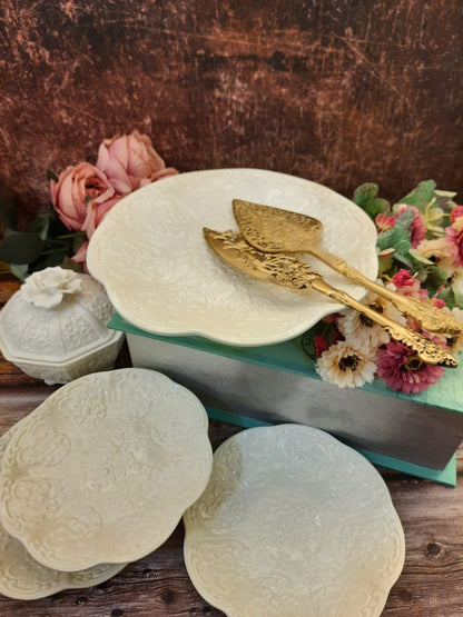 Porcelain Embossed Platter