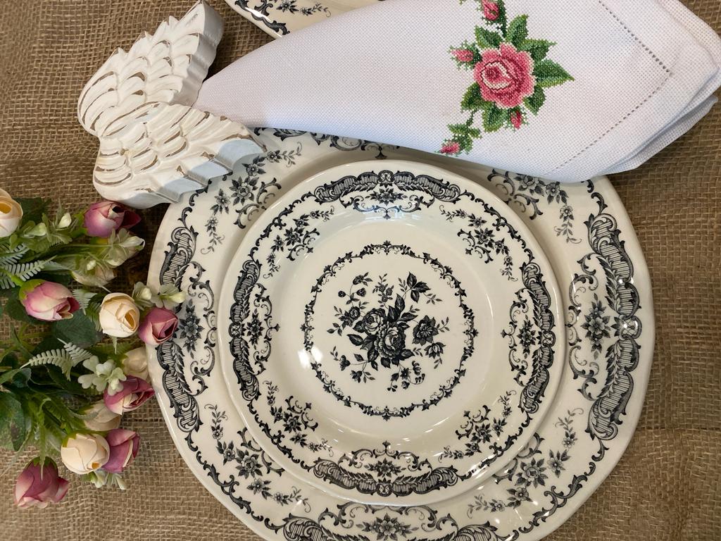 Dinner Napkins Hand Embroidery Set Of 6