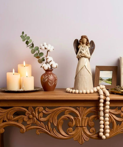 Grand Ceramic Angel Figurine – Premium Statement Home Décor