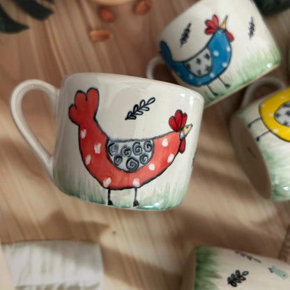Rooster Mugs