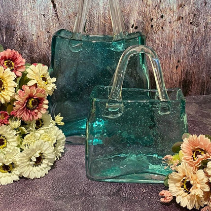 Glass Flower Vase Size 12*8 inches