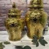 Golden Ceramic Jar
