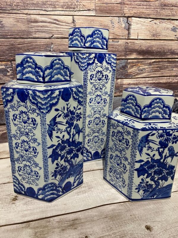 blue ceramic jars with lids15