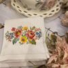 Hand Embroidery Floral Designs Hand Towels